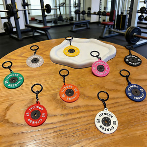 <span class=keywords><strong>Portachiavi</strong></span> Creativo a Forma <span class=keywords><strong>di</strong></span> Mini Piastra per Bilanciere, Ciondolo Sportivo per Coppie, Accessorio per Borsa da Palestra, <span class=keywords><strong>Portachiavi</strong></span> per Auto, Vendita all'Ingrosso - Product Image 1