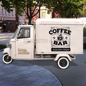 ALLBETTER personalizado gran oferta móvil Bar camión Taco camión de comida triciclo Tuktuk helado carro cerveza Bar Ape <span class=keywords><strong>50</strong></span> triciclo Carro de comida - Product Image 1