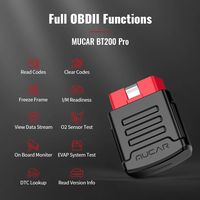 Outil de Diagnostic Automobile MUCAR BT200 PRO, Scanner OBD2 et Lecteur de Codes Automatique pour Réinitialisation Huile, IMMO, SAS (15 Fonctions), Diagnostic Complet du Système