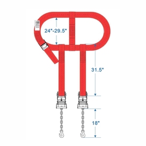 <span class=keywords><strong>Sangle</strong></span> de remorquage robuste jaune de 100 mm (4 po) avec crochet plat en polyester, résistance à la rupture de 6600 lb, <span class=keywords><strong>pour</strong></span> camion et chargement - Product Image 2