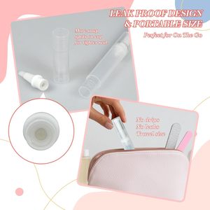 Empty 1.5ml 2ml 3ml 4ml 5ml Lip Gloss Tube Container Cuticle Oil Nail Polish Makeup Accessories Twist Pen with <b>Brush</b> - Product Image 6