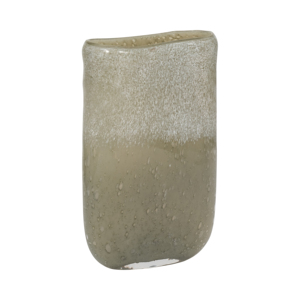 Vaso rettangolare in vetro per l'arredamento del soggiorno, pezzo decorativo contemporaneo, centrotavola, vaso decorativo per fiori - Product Image 3