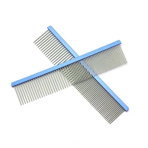 Precio de fábrica Baoli, peine de Aseo <span class=keywords><strong>para</strong></span> Caniches, peine de acero inoxidable <span class=keywords><strong>para</strong></span> peluquería de tamaño mediano, peine <span class=keywords><strong>para</strong></span> mascotas <span class=keywords><strong>para</strong></span> <span class=keywords><strong>perros</strong></span> y gatos de pelo esponjoso - Product Image 4