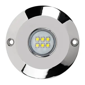 Weiken 12V 60W LED ánh sáng dưới nước IP68 hồ cá không thấm nước hồ bơi Spotlight không chìm LED thuyền đèn