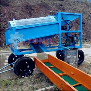 Lluvial <span class=keywords><strong>Gold</strong></span> Recovery-planta de lavado trómel con esterilla dorada - Product Image 5