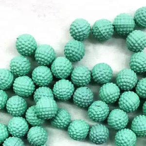 Hot Selling Colorful Loose Bayberry Decorative Faux ABS Plastic Pearl Beads In Bulk For Jewelry Making DIY