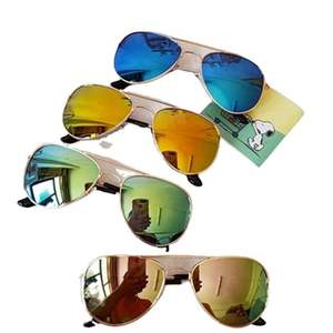 Gafas de Sol Ovaladas de Moda para Niños y Niñas, Gafas de Sol de Espejo Coloridas para Bebés, Gafas de Sol de Metal con Protección UV400 para Niños 2021 - Product Image 5