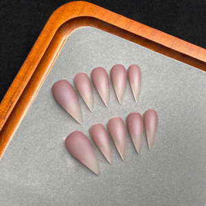 <span class=keywords><strong>Uñas</strong></span> Postizas <span class=keywords><strong>Mate</strong></span> en Degradado <span class=keywords><strong>Rosa</strong></span> Nude con Diseño <span class=keywords><strong>de</strong></span> Garra <span class=keywords><strong>de</strong></span> Dragón, 10 Piezas, <span class=keywords><strong>Uñas</strong></span> Postizas <span class=keywords><strong>de</strong></span> Cobertura Total, <span class=keywords><strong>Uñas</strong></span> Sólidas Simples Hechas a Mano para el Uso Diario, Manicura para Mujeres - Product Image 1