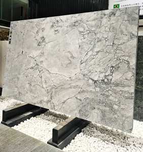 Vente chaude Calacatta Gris Marbre Dalle Pierre Naturelle pour Revêtement de Mur Cuisine Comptoir Salle De Bains Vanité Top - Product Image 2