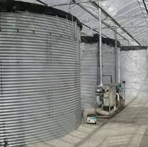 Réservoir d'eau ondulé en acier galvanisé de 5 m, 10 m, 15 m, 20 m de diamètre pour élevage de poissons - Product Image 5