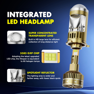 Rcj 12000lm 120W T11 Led xe đèn pha H1 <span class=keywords><strong>H4</strong></span> H7 H11 9005 9006 9007 9008 Luces tự động dẫn Bóng đèn 12V điện áp - Product Image 2