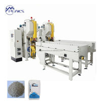 Machine d'emballage automatique de sacs souples pour usine, capacité 10-50 kg, avec pesage et écran tactile, pour ciment, mortiers en poudre et granulés