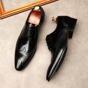 2026 High Quality New Casual Shoes Cowhide Trend European Men's Business <b>Work</b> Fashion Short <b>Boots</b> Thick Sole Single Shoes - Product Image 4