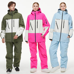 Pantaloni da sci impermeabili per uomo donna tuta invernale antivento felpa con cappuccio <span class=keywords><strong>abbigliamento</strong></span> da Snowboard sportivo all'aperto - Product Image 1