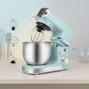 Batteur sur socle électrique SOHEF 3,5 QT 700W avec bol mélangeur en acier inoxydable et crochet pétrisseur pour la pâtisserie et l'usage domestique - Product Image 1