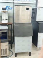 Machine à glaçons cubiques BLG 200 kg 500 lb, machine à glaçons robuste pour la vente de glace, machine à glaçons pour les entreprises