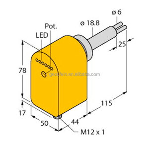 Sensor de Monitoreo de Flujo FCS-HA2P-LIX-AL115 FCS-H2AP-LIX-H1141/AL115 100% Original, Nuevo, 6870722 - Product Image 2