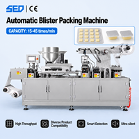 Machine d'emballage sous blister pour comprimés, haute vitesse, 15-45 fois/min, en acier inoxydable 316, pour capsules électroniques et miel