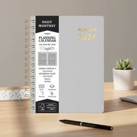 Neuer 2026 Monatlicher Finanzplaner Spiralgebundenes Notizbuch mit PVC-Einband Budget- und Ausgaben-Tracker Organizer Geschenk