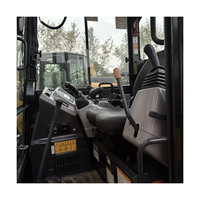 Excavatrice Yanmar Vio60 d'occasion d'origine japonaise, 6 tonnes, excavatrice sur chenilles miniature Yanmar Vio60 55 35 80 d'occasion, machines de travail à bas prix à vendre