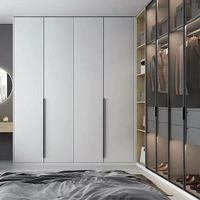 Armoire sur mesure pour toute la maison, armoire intégrée minimaliste, armoire en verre et meuble d'entrée pour projets d'aménagement intérieur