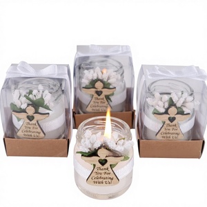 <span class=keywords><strong>Velas</strong></span> Aromáticas <span class=keywords><strong>Decorativas</strong></span> en Frascos de Vidrio <span class=keywords><strong>para</strong></span> Ambiente Festivo Transfronterizo, Recuerdo Navideño, Regalo <span class=keywords><strong>para</strong></span> Bodas y Fiestas - Product Image 1