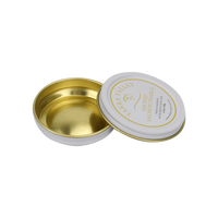 Boîte en étain blanche de luxe personnalisée OEM ODM 30g, emballage hermétique de qualité alimentaire pour caviar, aliments gastronomiques haut de gamme
