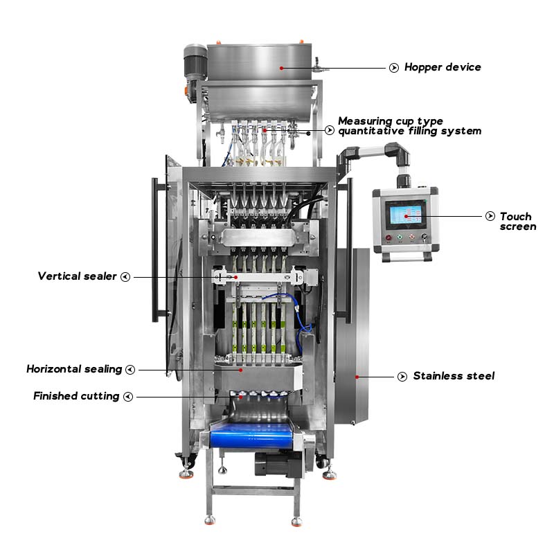 aluminum pouch packaging machine honey