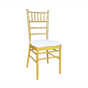 Altın tifffany güzel lüks demir chiavalry ev mobilya yemek sandalyesi parti için düğün ve restoran