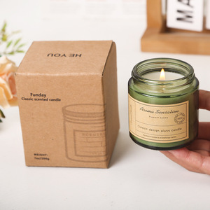 Vela Aromática de Cera de Soja Semimanual, en Botella de Vidrio Marrón, para el Hogar, Dormitorio, Regalo Festivo, Esencial para el Sueño - Product Image 4