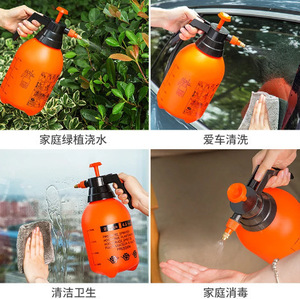 Pulvérisateur manuel à pression 3L, bouteille en plastique, brumisateur de jardin pour l'arrosage et le nettoyage des plantes domestiques et agricoles - Product Image 2