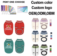 Gilet ours pour petits chiots moyens vêtements respirants en coton pour chiens en peluche printemps/été vêtements pour animaux de compagnie avec thème des vacances du Nouvel An