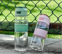 Bouteille d'eau sport écologique de 650 ml avec revêtement, pour boire directement, idéale pour l'école, la salle de sport, le camping, disponible en 650 ml/850 ml/1000 ml