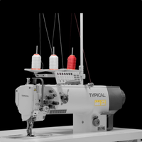 Machine à coudre à bras long GC20666L14, double aiguille, type standard