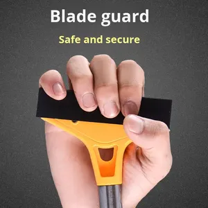 Putty Knife Stainless Steel Blade Rubberized Handle 8 In Straight <b>Edge</b> For Putty Smoothing - Product Image 6