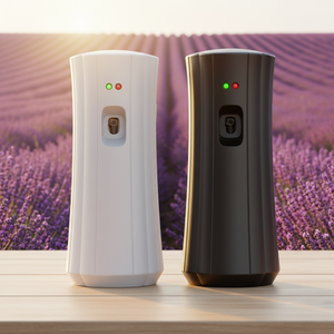 Dispensador Automático de Ambientador en Aerosol, Montaje en Pared o Independiente, Uso Comercial y Doméstico, Múltiples Aromas y Tiempos de Dura - Product Image 1