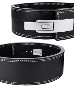 Fitness Gym Lever13MM Body Weight Cross Leather Weightlifting <b>Belt</b> for Men - Product Image 6