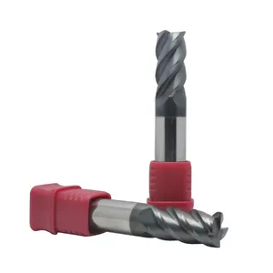 固体硬质合金立铣刀HRC55数控刀具金属方形铣刀刳刨机钻头平头铣刀