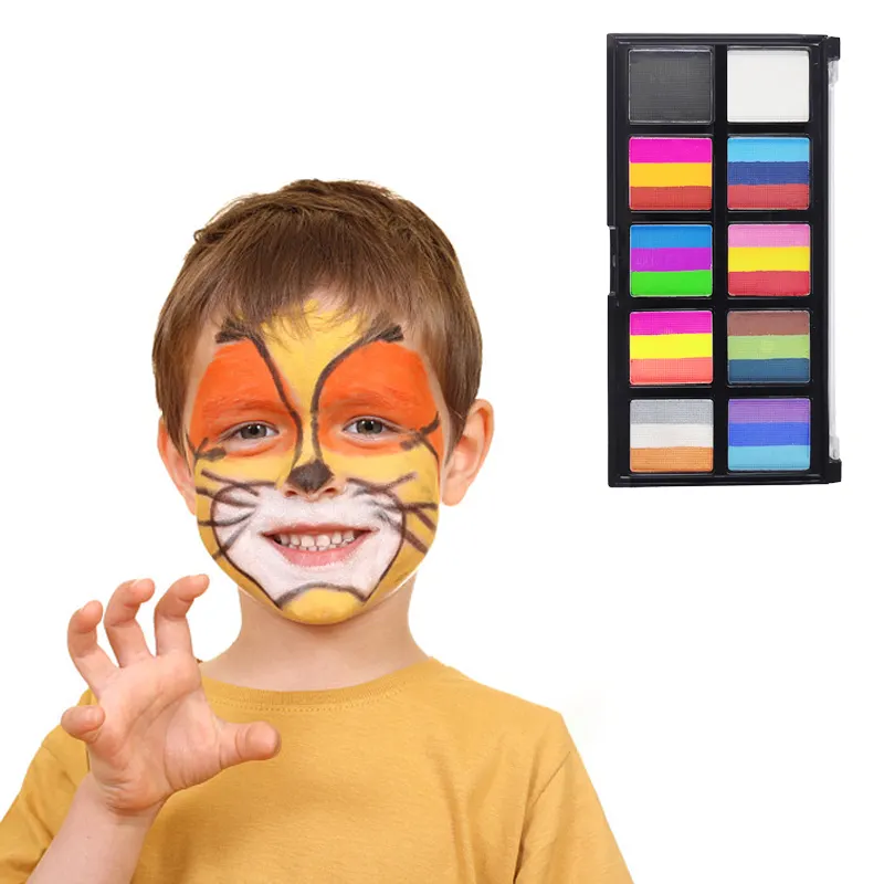 KHY 26 Color Christmas Halloween Girl Oil Based Solid Eye Body Painting For Kid Set Colour Makeup Face Paint Kit