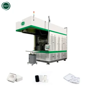 Hghy Pulp Sugarcane Pulp Automatic Packing Machinery Manufacturing Cosmetic Craft Box Packaging Thermoforming Moulding Machine