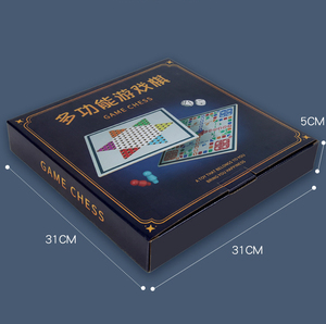 Échecs multifonctions pour avions Dames chinoises Jeu de bureau pour enfants Aides pédagogiques pour enfants Jouets pour enfants Garçons Filles - Product Image 6