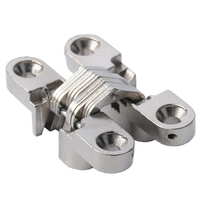 Bisagra cruzada oculta para puerta plegable, aleación de zinc, 2.5 mm de grosor, montaje empotrado, diseño moderno, herrajes para muebles - Product Image 4