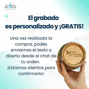 Barril de Roble Blanco de 5 Litros, Semitorneado, para Licores, con Soporte y Tapón, para Alimentos y Bebidas - Product Image 4