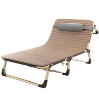 Lit pliant portable de haute qualité pour l'extérieur, cadre en métal pliable, lit pliant pour les pauses déjeuner