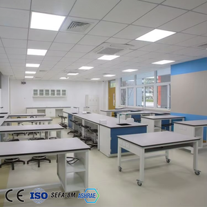 Arredamento per Laboratorio Scolastico, Tavolo per Laboratorio di Scienze Fisiche e Robotica, Tavoli da Lavoro per Laboratorio - Product Image 2