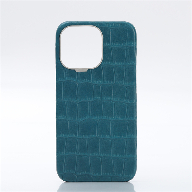 Oem Odm Luxury Premium Quality Embossed Crocodile Pattern Leather Mobile Phone Back Cover Case for Iphone 15 17 16 Plus Pro Max