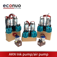 Bomba de Tinta AKN de Buena Calidad, 24v DC, 100-300-400ml, 3.5w, Bomba de Tinta Neumática para Impresoras Flora/Phaetion/Infiniti/Galaxy/Gongzheng/Liyu