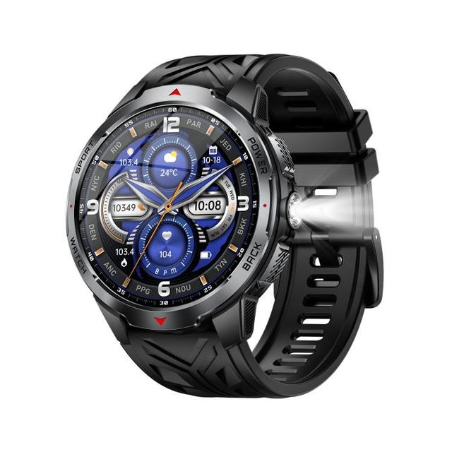 Explosive Models Global Version KT88 1.7 Inch TFT Screen Outdoor Sports Smart Watch 3ATM Waterproof with Flashlight Smartwatch