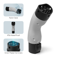 Tout nouvel adaptateur de chargeur de voiture 7KW 1phase EU adaptateur Tesla vers Type2 EV pièces et accessoires IP54 NEV