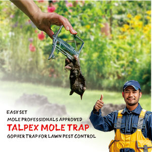 Trampa para matar topos de acero Galvanizado Potente Humane Talpex Meta - Product Image 1